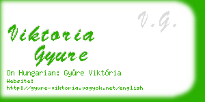 viktoria gyure business card