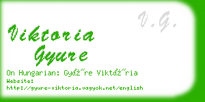 viktoria gyure business card